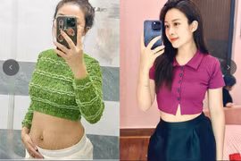 Cô giáo mầm non xứ Nghệ khoe vóc dáng sau khi sinh 2 con