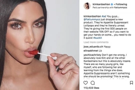 Chị em Kardashian hết đường quảng cáo thuốc giảm cân trên Instagram