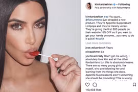 Chị em Kardashian hết đường quảng cáo thuốc giảm cân trên Instagram