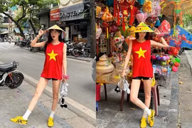 Mẫu nội y Hàn Quốc gây chú ý khi xuất hiện ở phố cổ Hà Nội