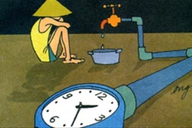 Chung cư Hà Nội mất nước, ảnh chế tràn ngập cõi mạng