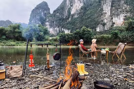 Du lịch dã ngoại được lòng giới trẻ dịp nghỉ Tết Nguyên đán