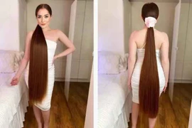 Cô gái nhận điều đặc biệt từ mái tóc dài 1,3m
