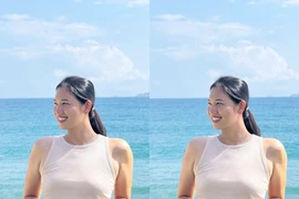 Ánh Viên nhận "100 điểm" từ netizen cho ảnh đi biển