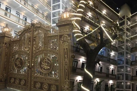 Khu nhà trọ xịn nhất Việt Nam với cánh cổng nhìn như lâu đài 