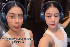 Đi tập gym gái xinh gây nhức mắt vì "thả rông" vòng 1