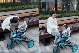 Vợ Quang Hải lộ diện sau ồn ào PR sản phẩm quá lố