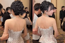 Dân mạng "chết mê" với bóng lưng của "vợ hai đại gia Minh Nhựa"