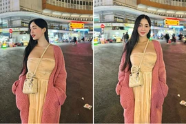 Diện váy tôn vòng 1 đi chợ đêm Đà Lạt, cô gái bỗng nổi tiếng