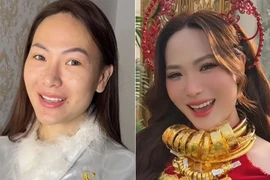 Cô dâu Cần Thơ đeo 20 cây vàng có màn biến hình gây sốt