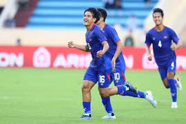 Chào sân SEA Games 31, U23 Campuchia thắng tưng bừng trước U23 Lào