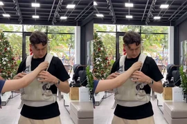 Lộ khoảnh khắc Đặng Văn Lâm tập làm bố bỉm sữa