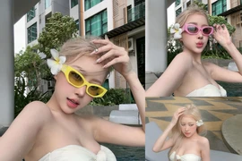 Hot girl Lê Huyền Diệu diện bikini tự tin khoe 3 vòng "bốc lửa"