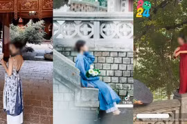 Tạo dáng ở chùa, sống ảo nhưng đừng quên đem “ý thức“