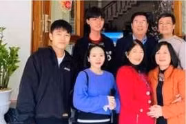 Vợ Lương Xuân Trường hiếm hoi lộ ảnh ở nhà chồng