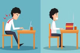 Những tư thế ngồi làm việc đúng giúp hạn chế đau mỏi vai gáy 