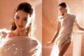 Vợ thủ môn Bùi Tiến Dũng đẹp tựa nữ thần trong hậu trường