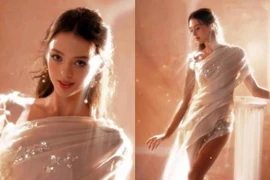 Vợ thủ môn Bùi Tiến Dũng đẹp tựa nữ thần trong hậu trường