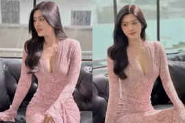 Cựu "gà cưng" Vũ Khắc Tiệp mê váy xẻ sâu với chiều cao khủng