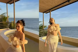 Diện bikini khoe thân hình gợi cảm, Trâm Anh bị giục điều này