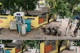 Đỗ xe chỗ đặc địa, tài xế "đau tim" khi bị... xe rác bao vây