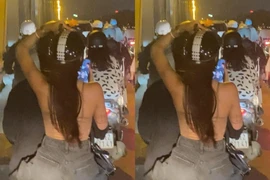 Louis Phạm ngồi xe máy diện áo hở bạo, netizen soi kĩ điều này