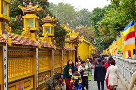 Hà Nội: Người dân nô nức đi lễ chùa ngày mùng 1 Tết Ất Tỵ