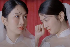 Lê Bống diện váy cưới nhan sắc vẫn gây thương nhớ