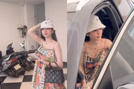 Khoảnh khắc Chu Thanh Huyền bước ra từ xế hộp như "chủ tịch"