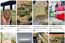 Trend trữ bánh chưng nở rộ, màng bọc thực phẩm có an toàn?