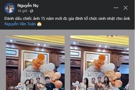 Văn Toàn đón sinh nhật trong biệt thự, em gái tiết lộ điều bất ngờ