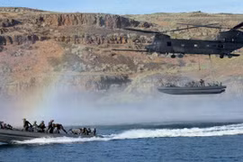 Bài tập chiến thuật của đặc nhiệm Mỹ tại khu vực chiến lược gần Nga