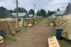 Hé lộ doanh trại đóng quân của lính đánh thuê Wagner tại Belarus