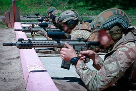 Vệ binh Quốc gia Ukraine thay thế súng AK bằng súng AR-15 Mỹ