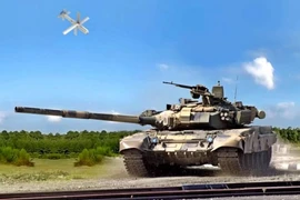 Nga "nóng mặt" khi chứng kiến ảnh UAV cảm tử Israel diệt xe tăng T-90