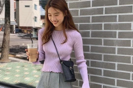 Mix áo dài tay mùa thu lạnh để xinh đẹp và cuốn hút hơn