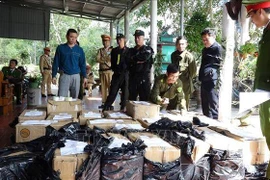 Tàng trữ gần 1 tấn pháo lậu, 2 cha con ở bị bắt giữ