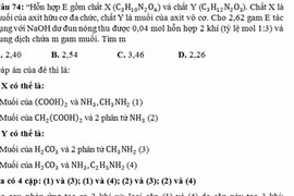 Tranh luận về đề thi tham khảo THPT môn Địa lý, Hóa học