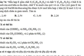 Tranh luận về đề thi tham khảo THPT môn Địa lý, Hóa học