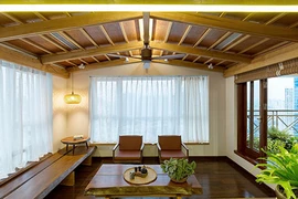 Mang kiến trúc nhà cổ vào căn hộ giữa lòng thủ đô