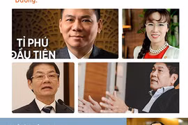 Infographic: Những điểm chung của 4 tỷ phú USD Việt Nam