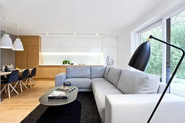 Căn hộ 134 m2 với phòng ngủ thiết kế tinh nghịch