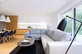 Căn hộ 134 m2 với phòng ngủ thiết kế tinh nghịch