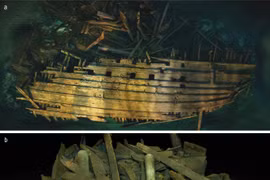 Ảnh chấn động con tàu mang lời nguyền rùng rợn dưới biển 500 năm