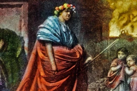 Bạo chúa La Mã giết mẹ ruột, đánh chết vợ đang mang thai