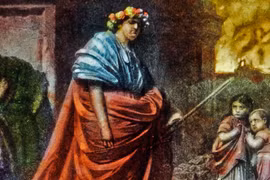 Bạo chúa Nero làm chuyện gây sốc gì khi thành Rome bốc cháy dữ dội? 
