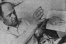 Stephen Michalak có cuộc chạm trán với UFO cách đây gần 60 năm 