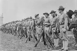 Bộ ảnh lính Mỹ sống - chiến đấu trên chiến trường Thế chiến 1