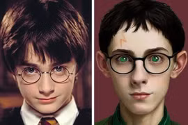 Dùng AI phục dựng dàn nhân vật Harry Potter, giật mình dung mạo 