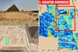 Bất ngờ phát hiện 2 cấu trúc bí mật gần Đại kim tự tháp Giza